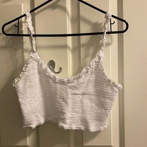 **SOLD** white cropped tank top